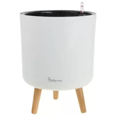 Пластиковое кашпо с автополивом Cylinder Matt WL