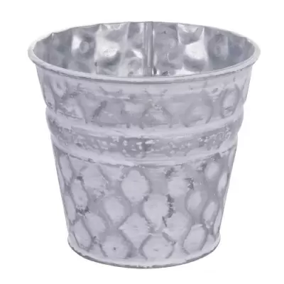 Кашпо цинковое