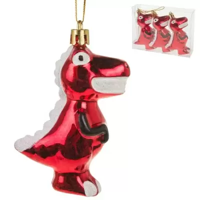 Набор елочных игрушек Динозавр