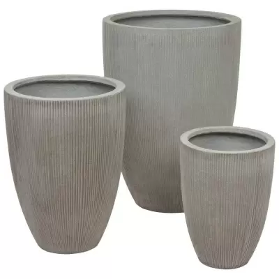 Большой горшок вазон Sandy Cement