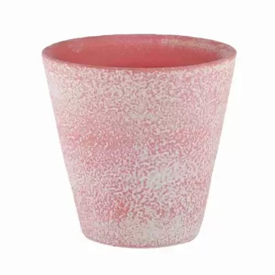 Керамическое кашпо Pink fury