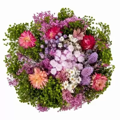 Стабилизированный букет Фантазия лиловый