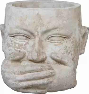 Глиняный горшок голова Head Mouth