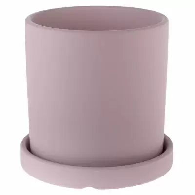 Керамический горшок с поддоном