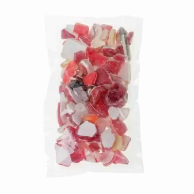 Стеклянная крошка красная Стеклянная крошка красная