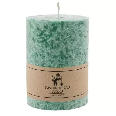 Свеча восковая зеленая