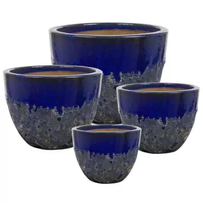 Керамический горшок Sblack round