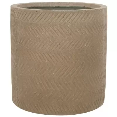 Большой горшок Fishbone Fossil-wood Cylinder