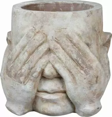 Глиняный горшок голова Head Eye Глиняный горшок голова Head Eye