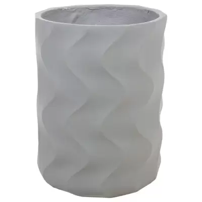 Бетонный большой горшок вазон Scales Cylinder