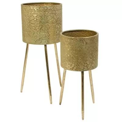 Металлические кашпо Сильвия 