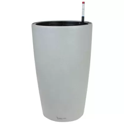 Пластиковое кашпо с автополивом Vase Stone WL