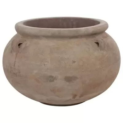 Горшок из глины Jar round