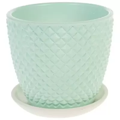 Керамический горшок Грань