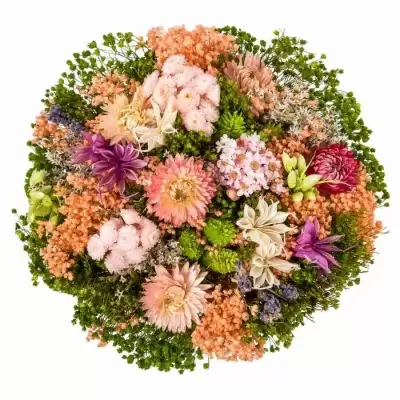 Стабилизированный букет Фантазия розовый