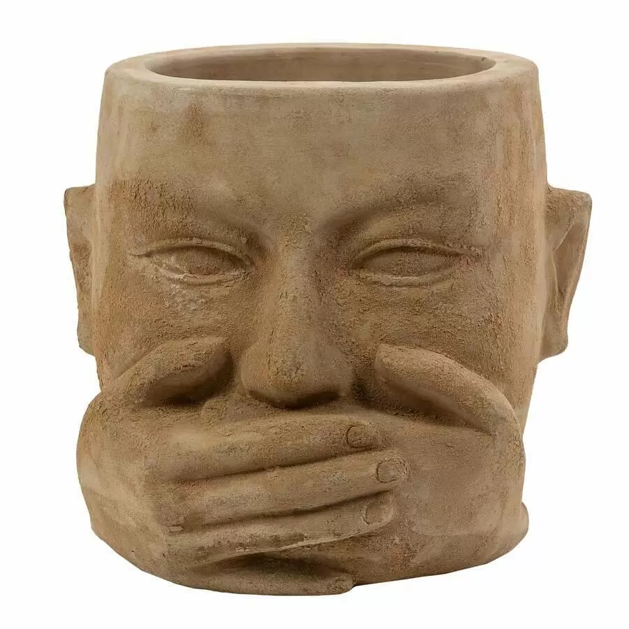 горшок голова терракота