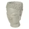 Керамическое кашпо Голова Будды