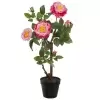 Роза искусственная в кашпо Роза искусственная в кашпо