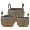 Набор плетеных кашпо Basket