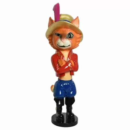 Высокая декоративная фигура Кот в сапогах