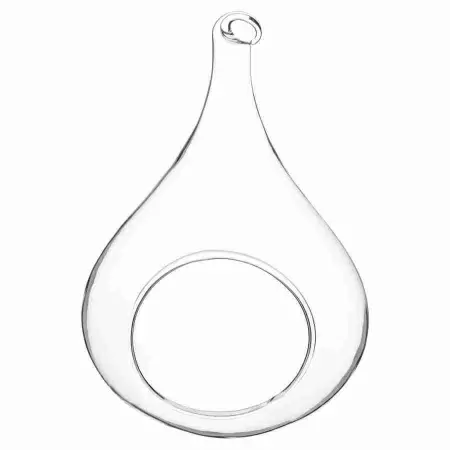 Стеклянная подвесная ваза Мара