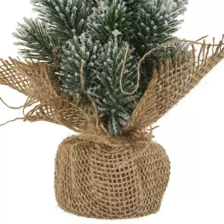 Ель настольная заснеженная искусственная 