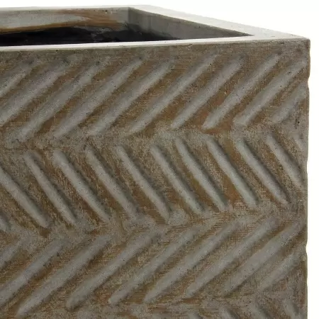 Прямоугольный горшок Wood Cube