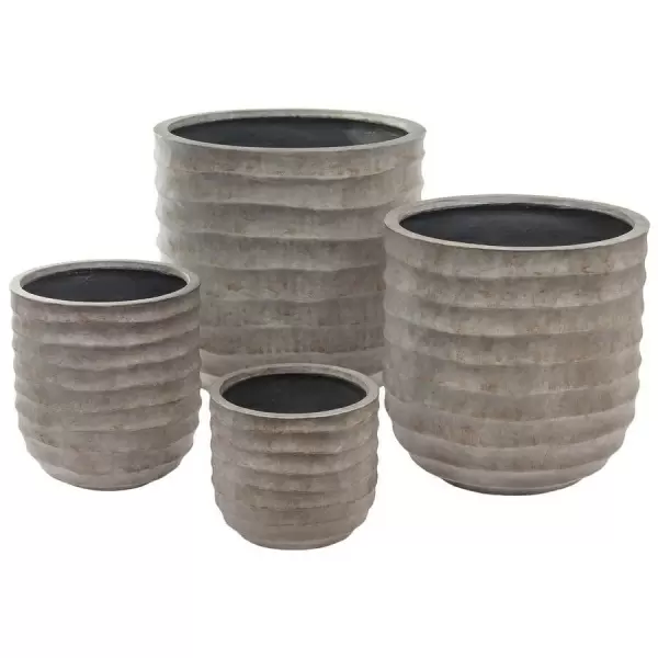 Большой уличный горшок Palm Round