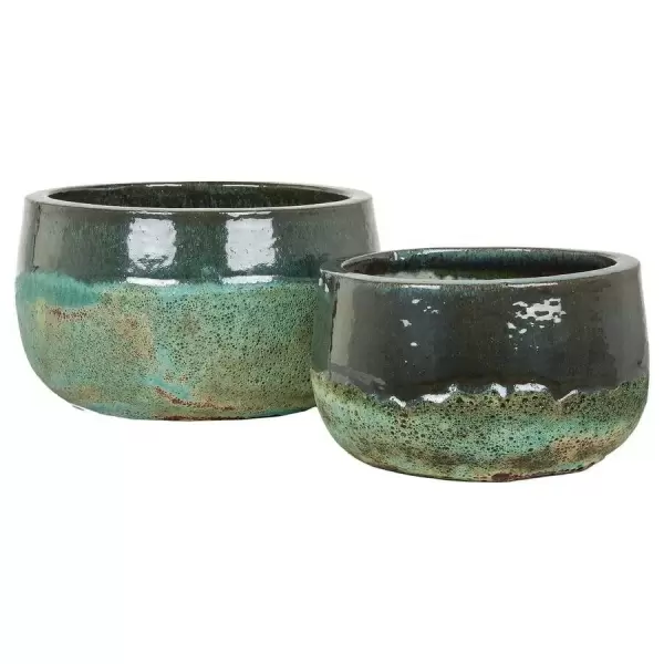 Чаша керамическая Bowl green reactive