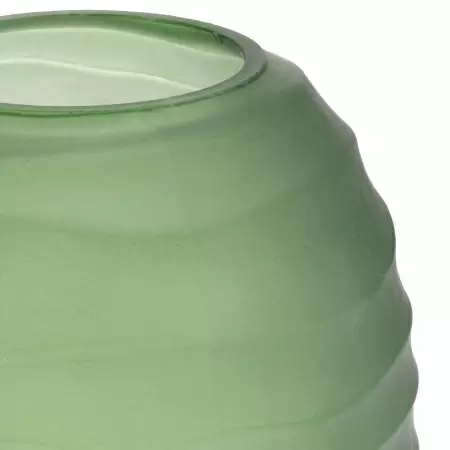 Стеклянная ваза Изумрудная