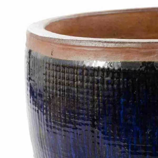 Горшок для цветов Bergen low blue Горшок для цветов Bergen low blue