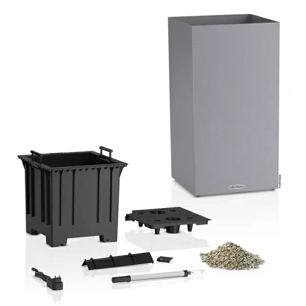 Кашпо Lechuza Canto Stone LED high Кашпо Lechuza Canto Stone LED high