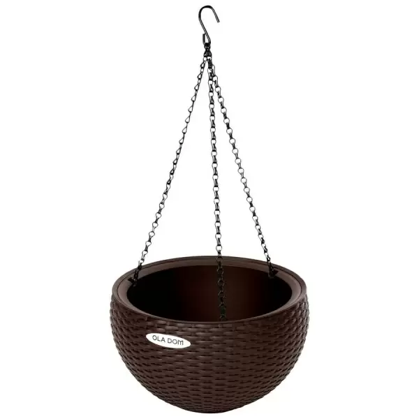 Кашпо круглое OLA DOM RATTAN 5 литров Кашпо круглое OLA DOM RATTAN 5 литров