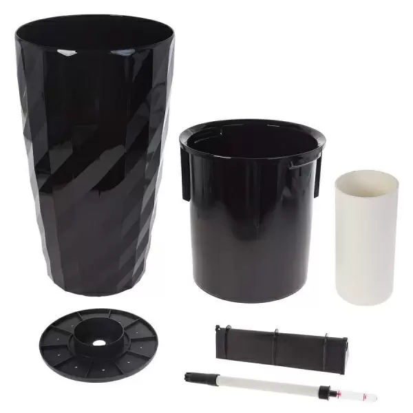Пластиковое кашпо с автополивом Vase Rib Пластиковое кашпо с автополивом Vase Rib