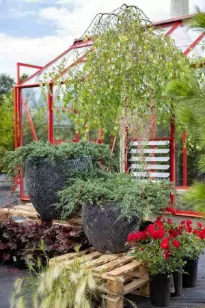 Цветочный горшок Egg round