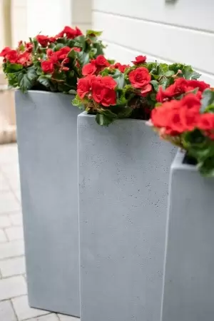 Цветочный горшок Square Natural Smooth rect