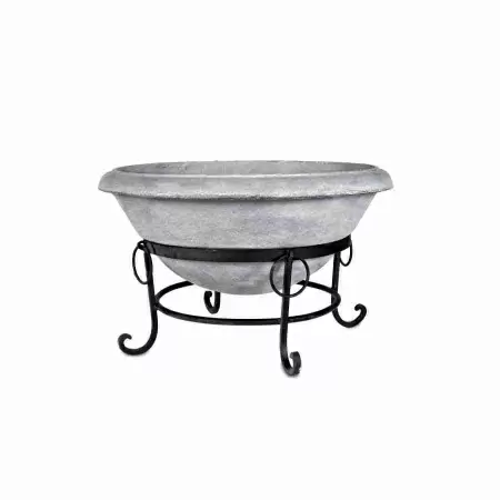 Горшок металлический на ножках Горшок металлический на ножках фото