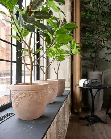 Напольный горшок Wave Round Напольный горшок Wave Round