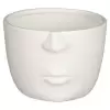 Керамическое кашпо Лицо