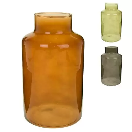 Стеклянная ваза-бутыль Арни