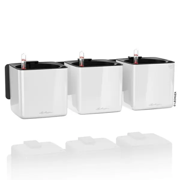 Кашпо Lechuza Cube Glossy