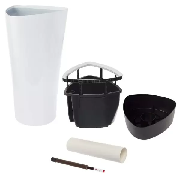 Пластиковое кашпо с автополивом Crater Silk