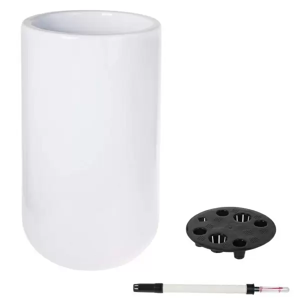 Пластиковое кашпо с автополивом Jar Silk