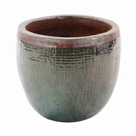 Цветочный горшок Bergen low green