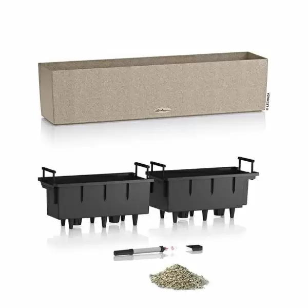 Кашпо Lechuza Balconera Stone 80