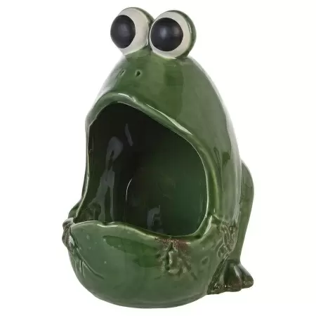 Керамическое кашпо Лягушка Керамическое кашпо Лягушка