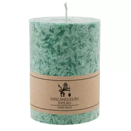 Свеча восковая зеленая