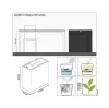 Кашпо Lechuza Canto Stone wide в интерьере Кашпо Lechuza Canto Stone wide