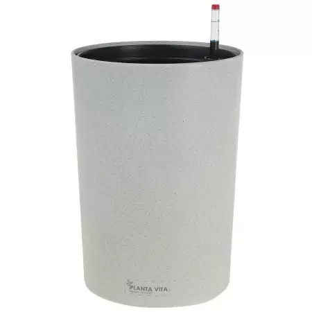 Пластиковое кашпо с автополивом Cylinder Stone