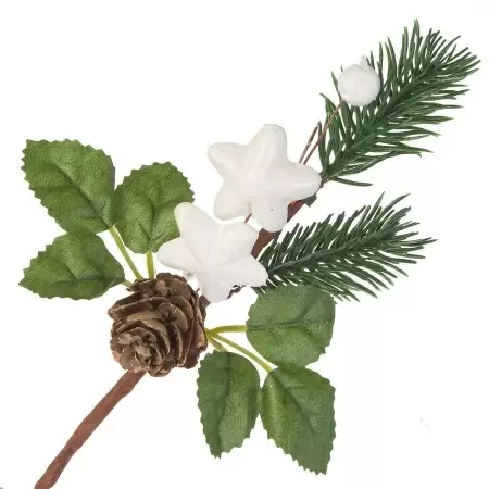 Ветка еловая искусственная, мини Ветка еловая искусственная, мини